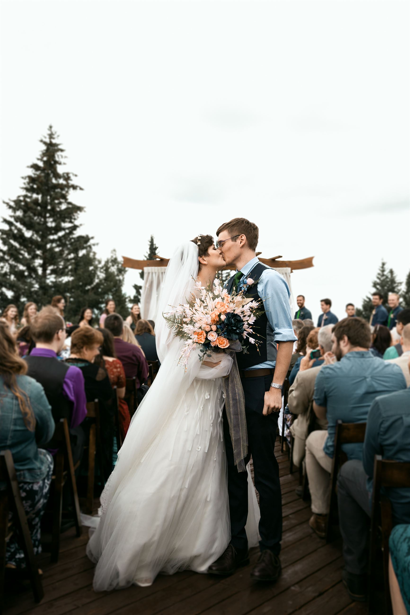 Our Brilliant Bride Emily | Arizona Snowbowl. Desktop Image