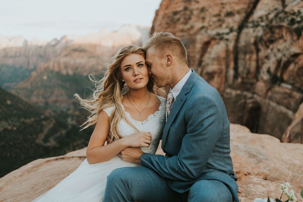 Our Brilliant Bride Johanna | Zion National Park. Desktop Image