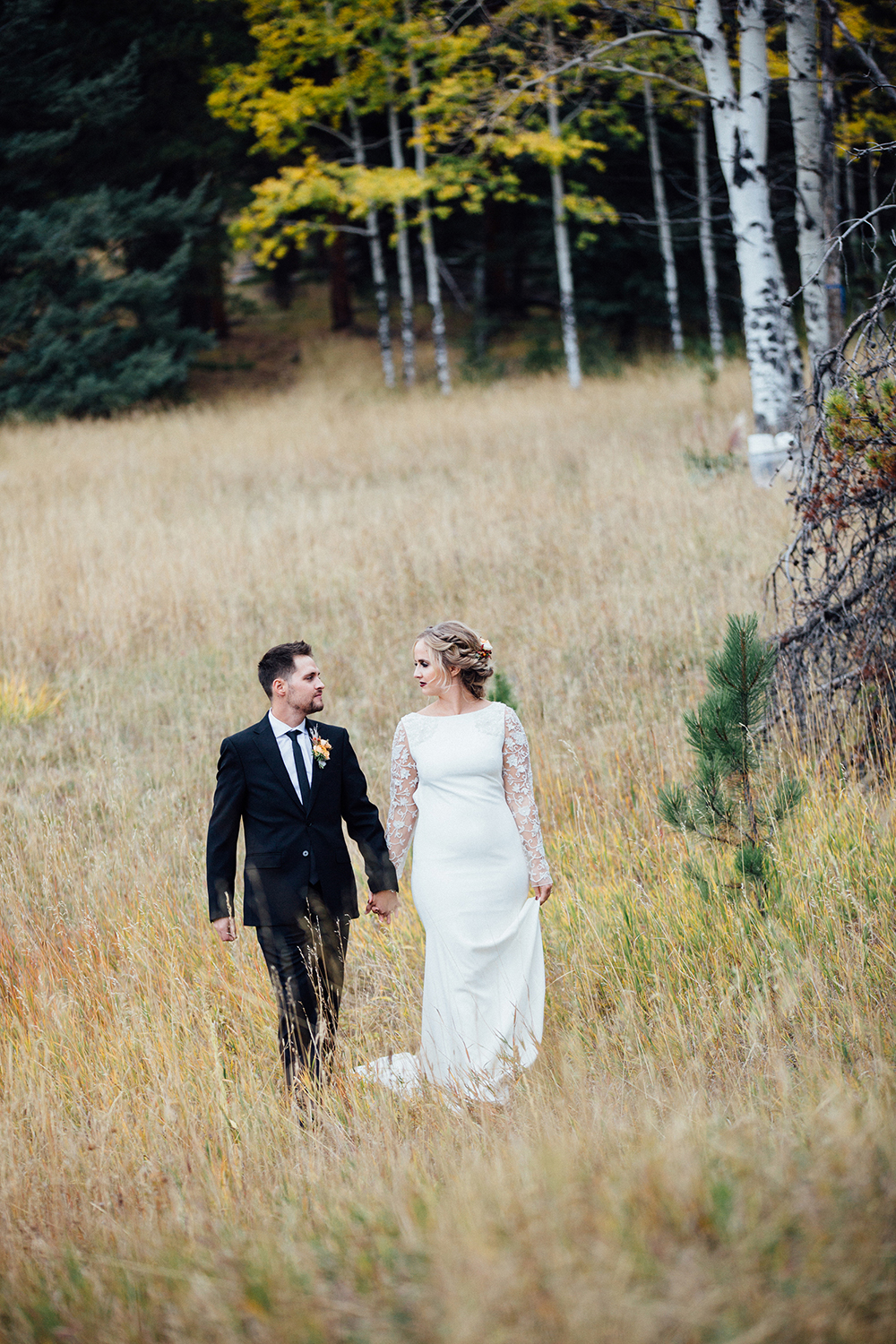 outdoor colorado wedding