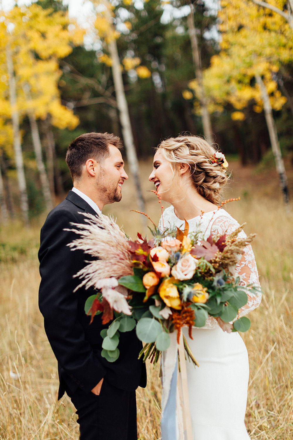colorado fall wedding
