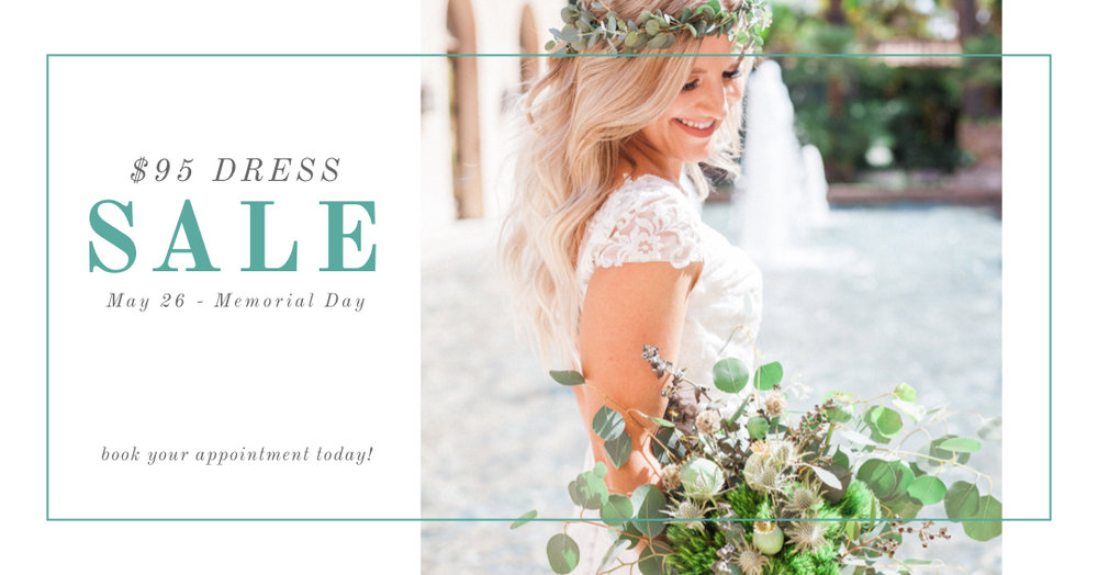 $95 Dress Sale | Memorial Day Weekend. Desktop Image