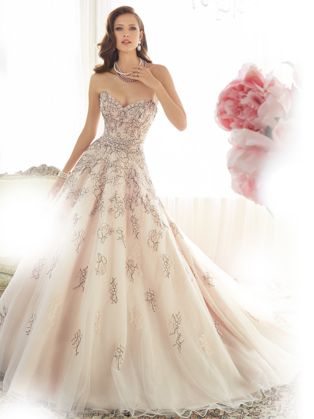 sophia tolli Vintage Rose/Blk Retail Price $1998 | Message for price