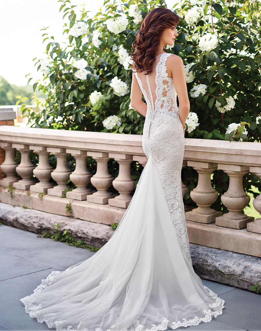 enchanting by mon cheri Ivory/Champagne Retail Price $697 | Message for price