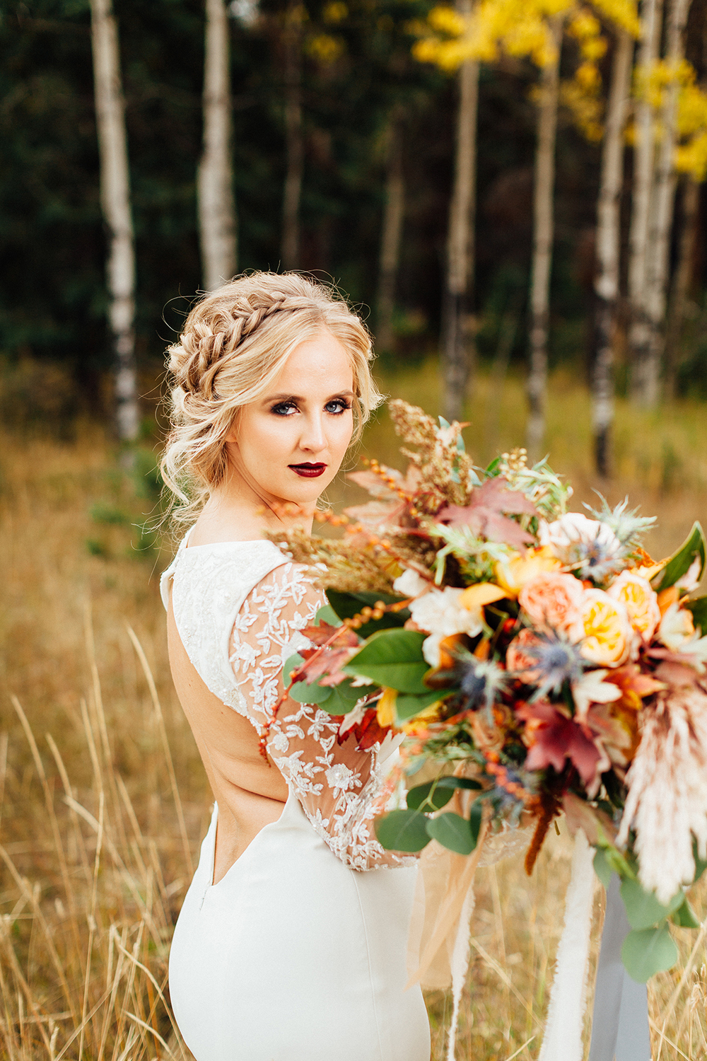 fall wedding bridal bouquet