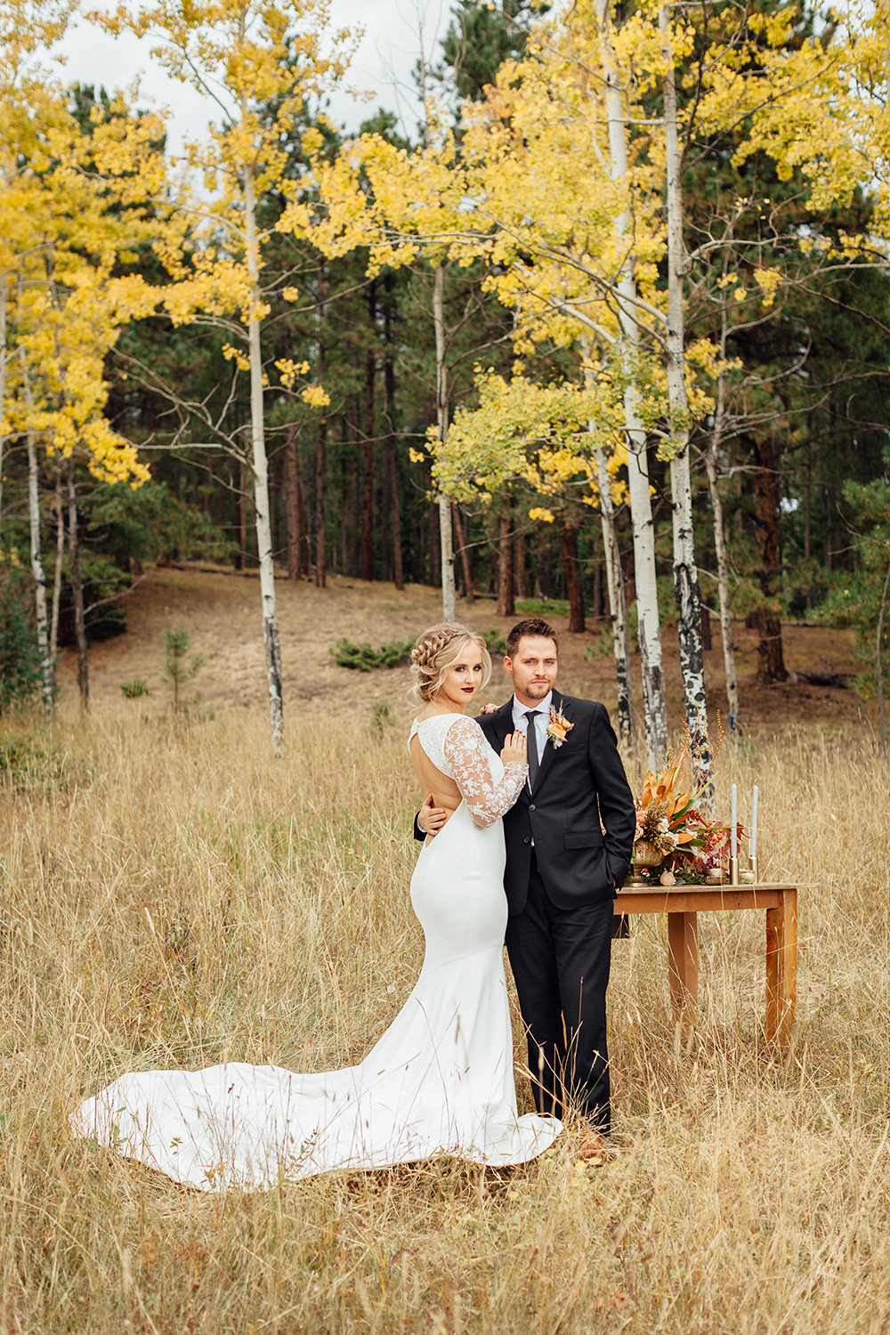 colorado fall wedding