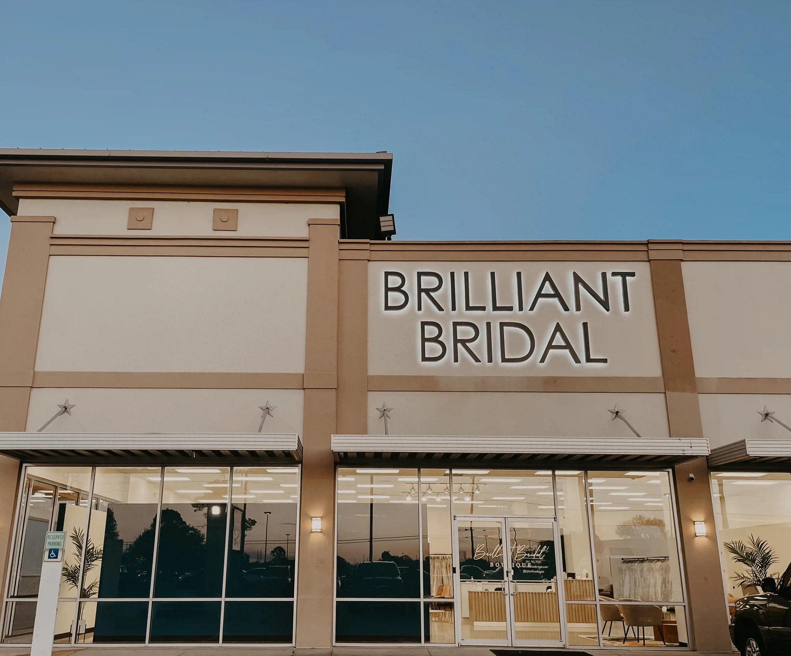 Photo of Brilliant Bridal Houston showroom interior