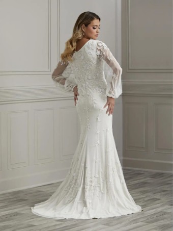 Adrianna Papell Style #39018 #1 Ivory/Ivory thumbnail
