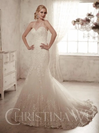 Christina Wu Brides Style #15602 #0 Ivory thumbnail