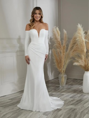 House of Wu Style #48026 #0 Ivory thumbnail