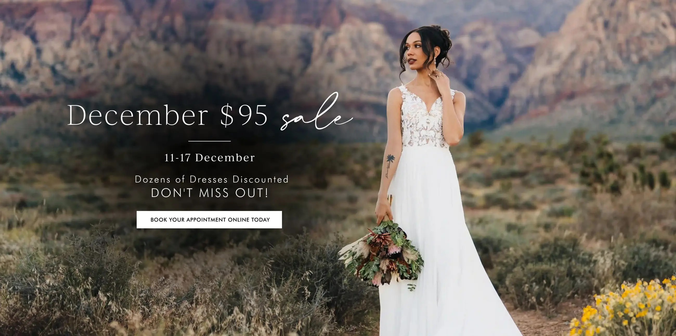 December Sale Desktop Banner